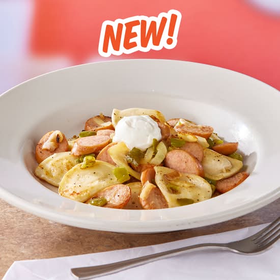 Pierogies and Kielbasa