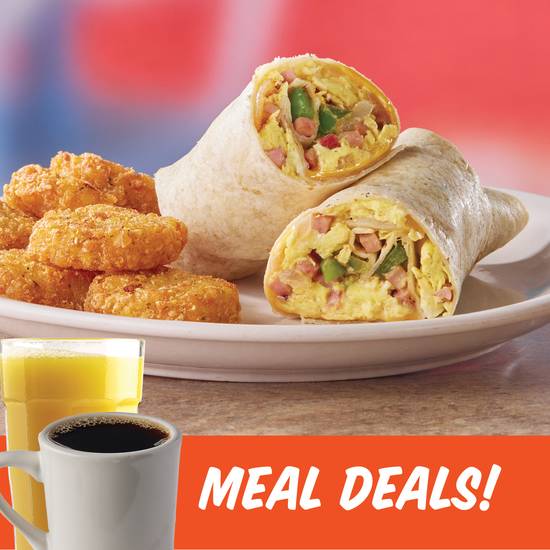 Western Breakfast Wrap Meal Deal