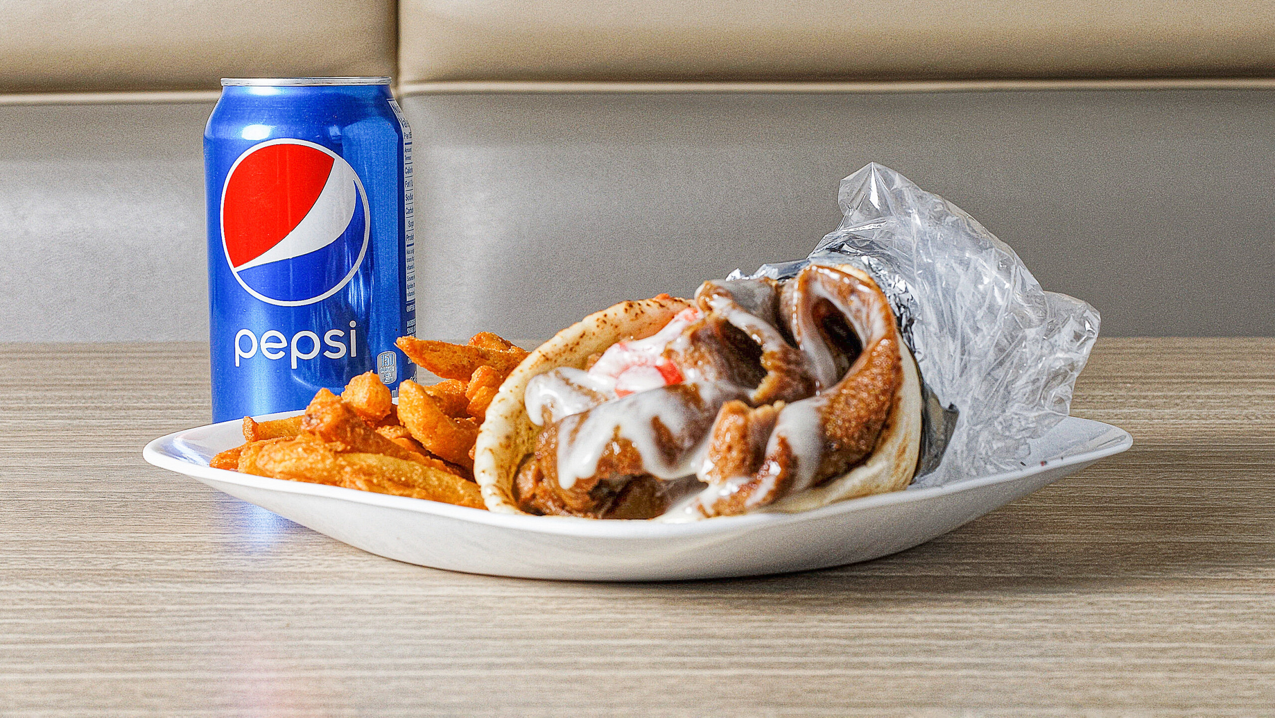 Combo 2 - Regular Cheese Donair