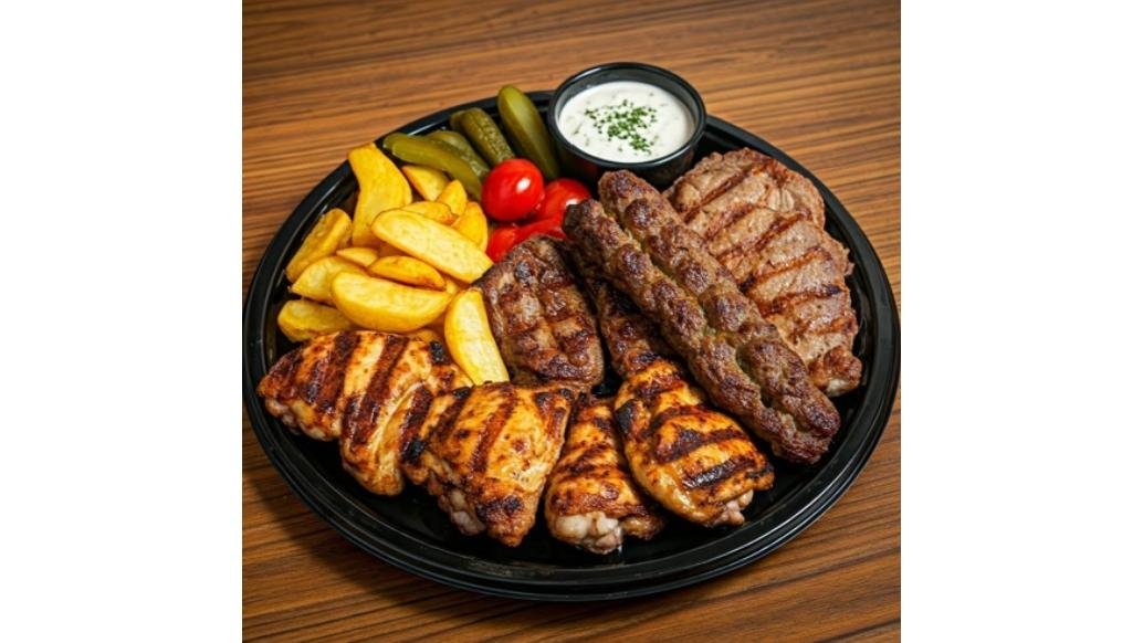 Platou grătar pentru 4 persoane