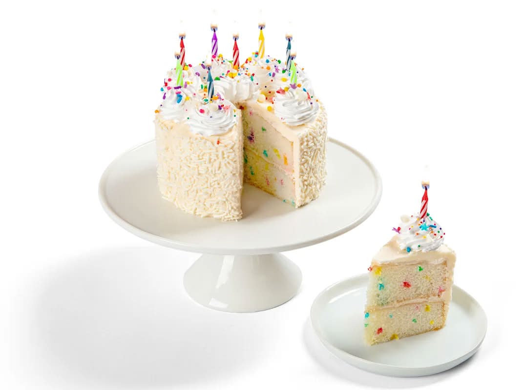 Vanilla Edible Cake with Confetti