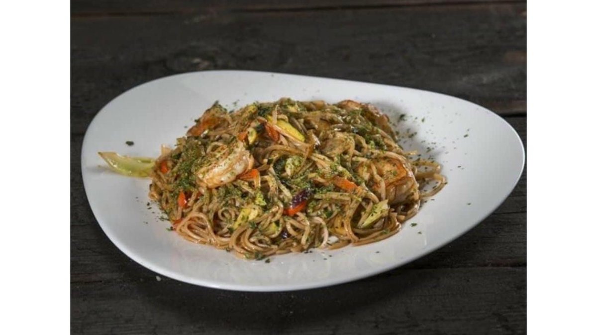 Ramen noodles with shrimp
