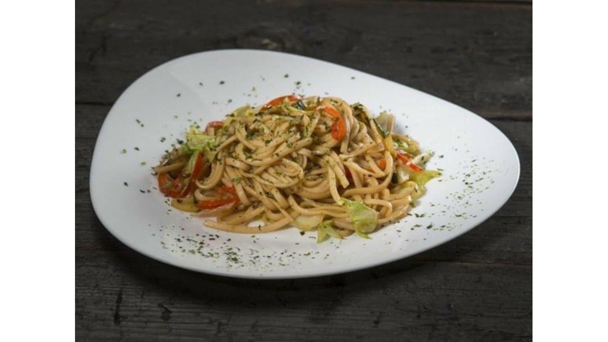 Udon noodles cu legume
