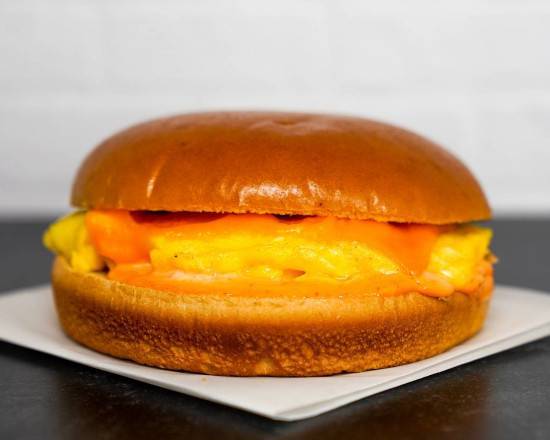 Brioche, Egg, and Cheddar