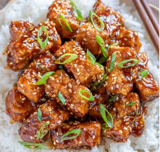 Sesame tofu