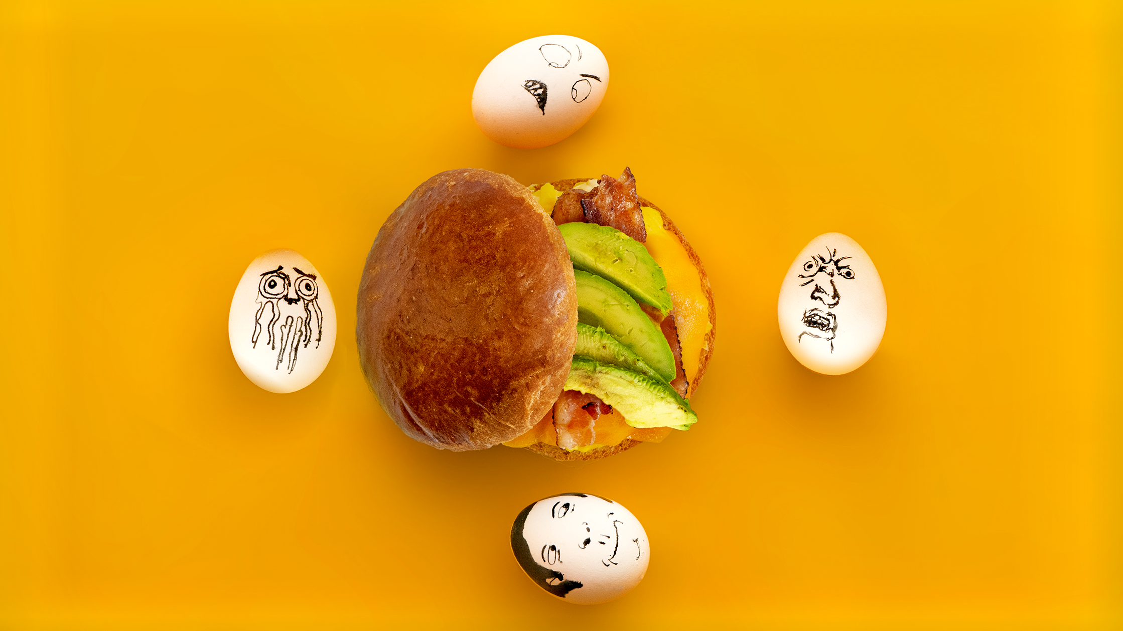 Bacon, Egg, Cheese, and Avocado