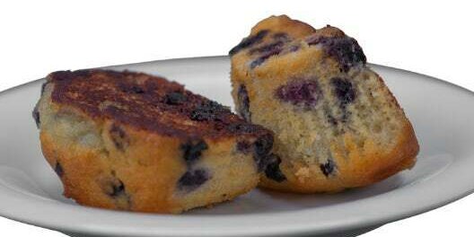 Blueberry Muffin and Fruit Boxed Breakfast