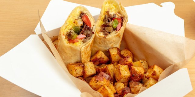 Carne Asada Burrito  Boxed Breakfast