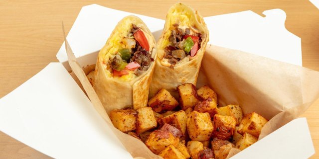 Carne Asada Burrito Breakfast Box