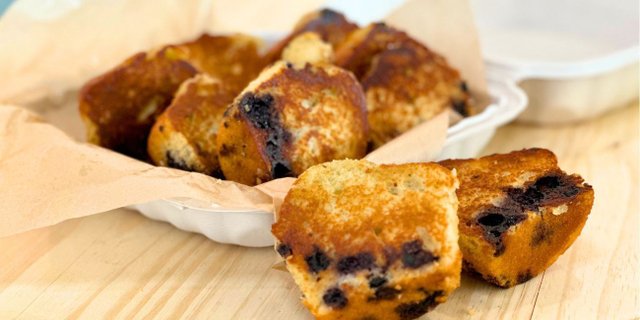 Grilled Blueberry Muffins