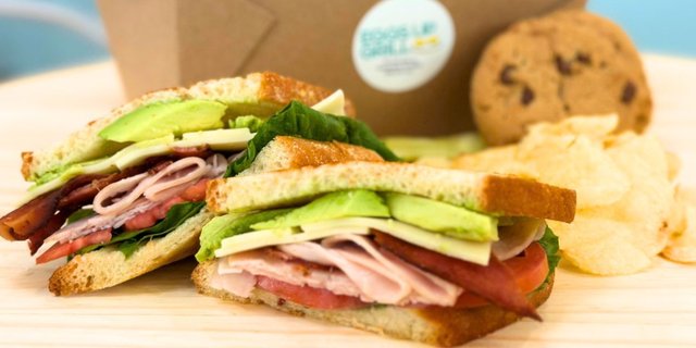 Turkey and Avocado BLT Lunch Box