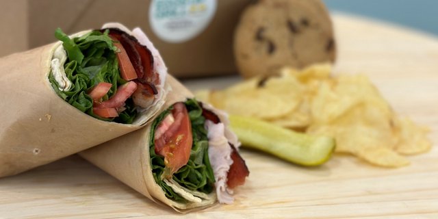 Turkey Club Wrap Lunch Box