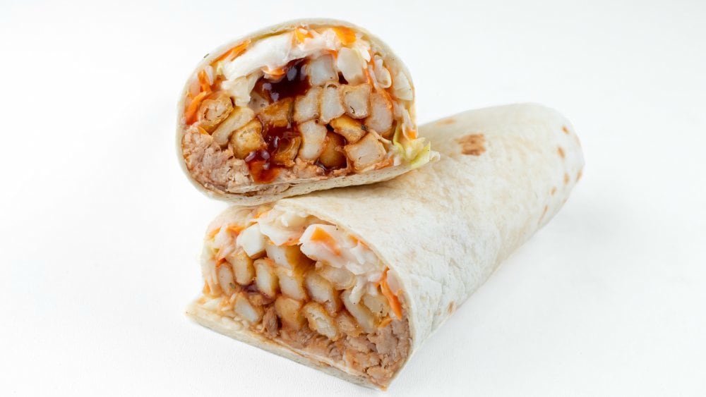 Wrap pulled pork
