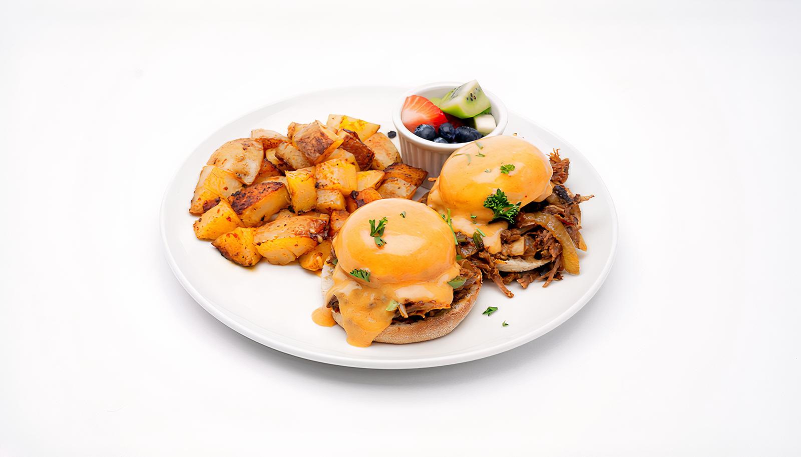 Beef Barbacoa Benedict