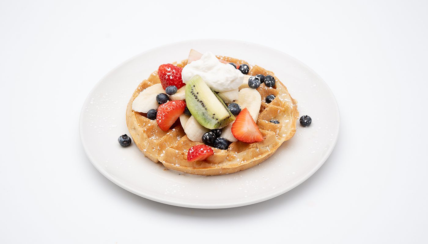 Fresh Fruit Waffle