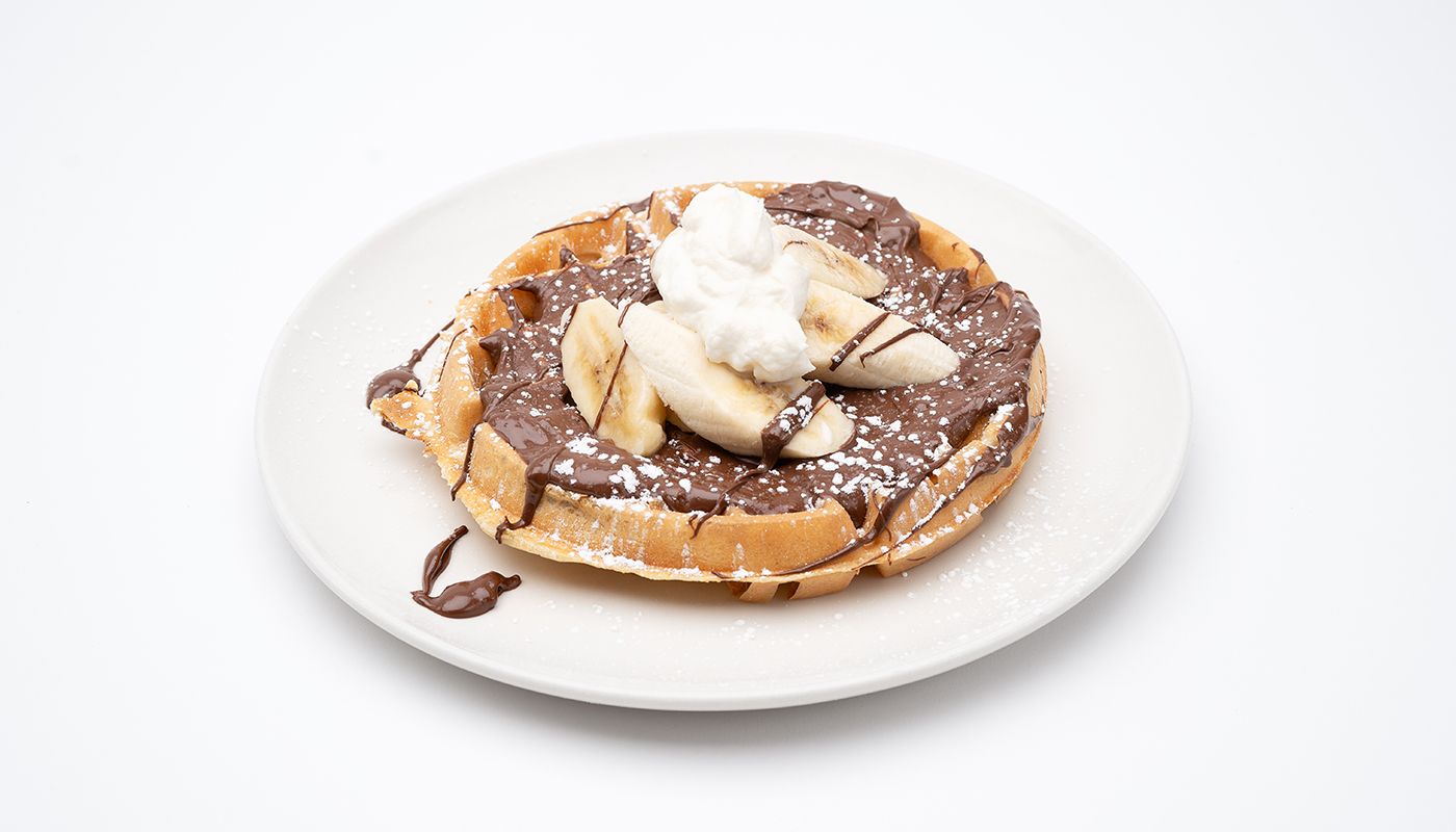 Hazelnut Banana Waffle