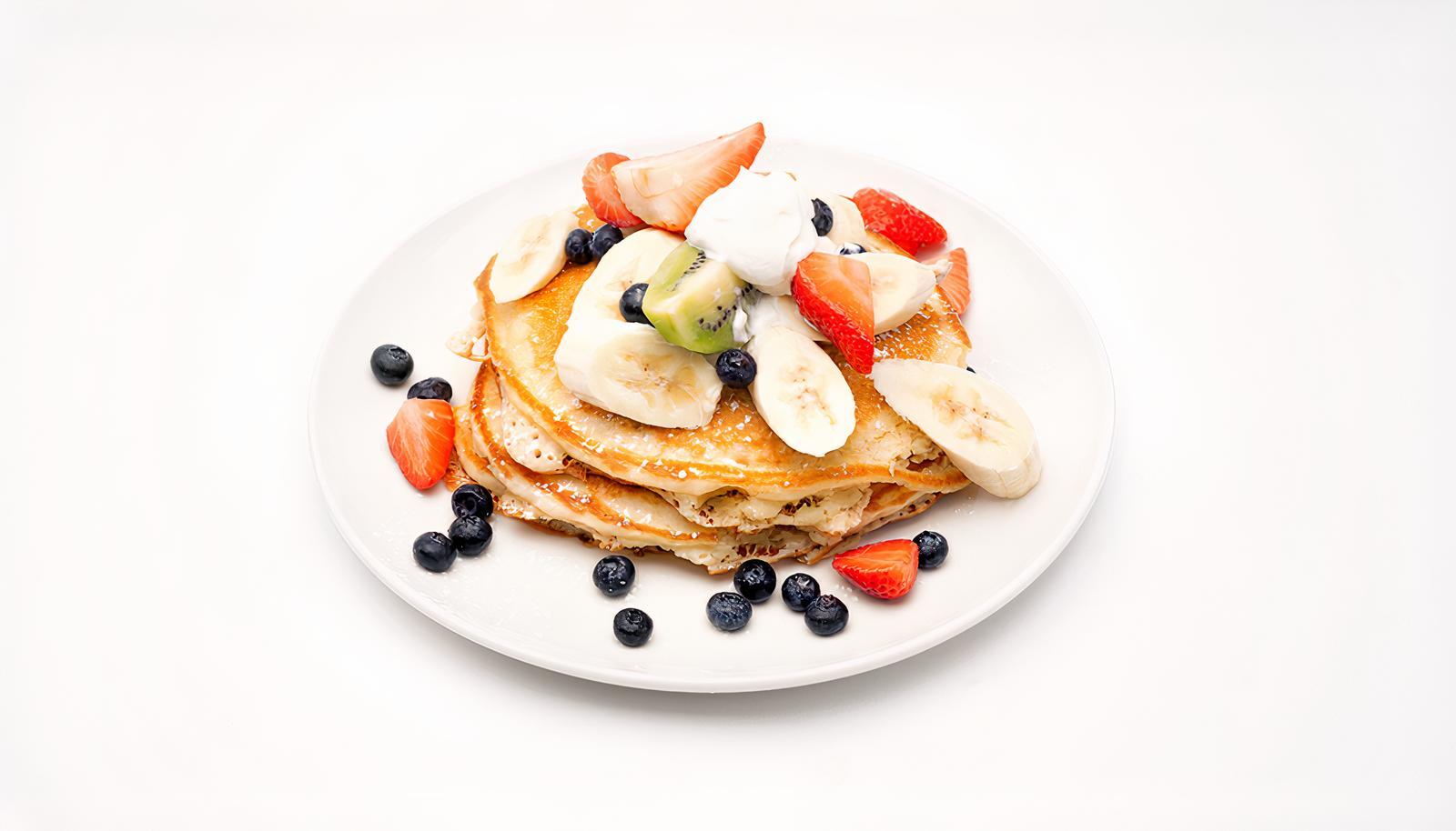 Pancakes with Fresh Fruit