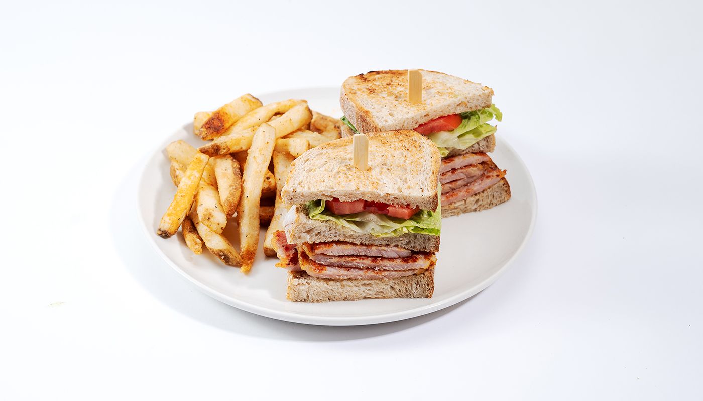 Peameal Club Sandwich
