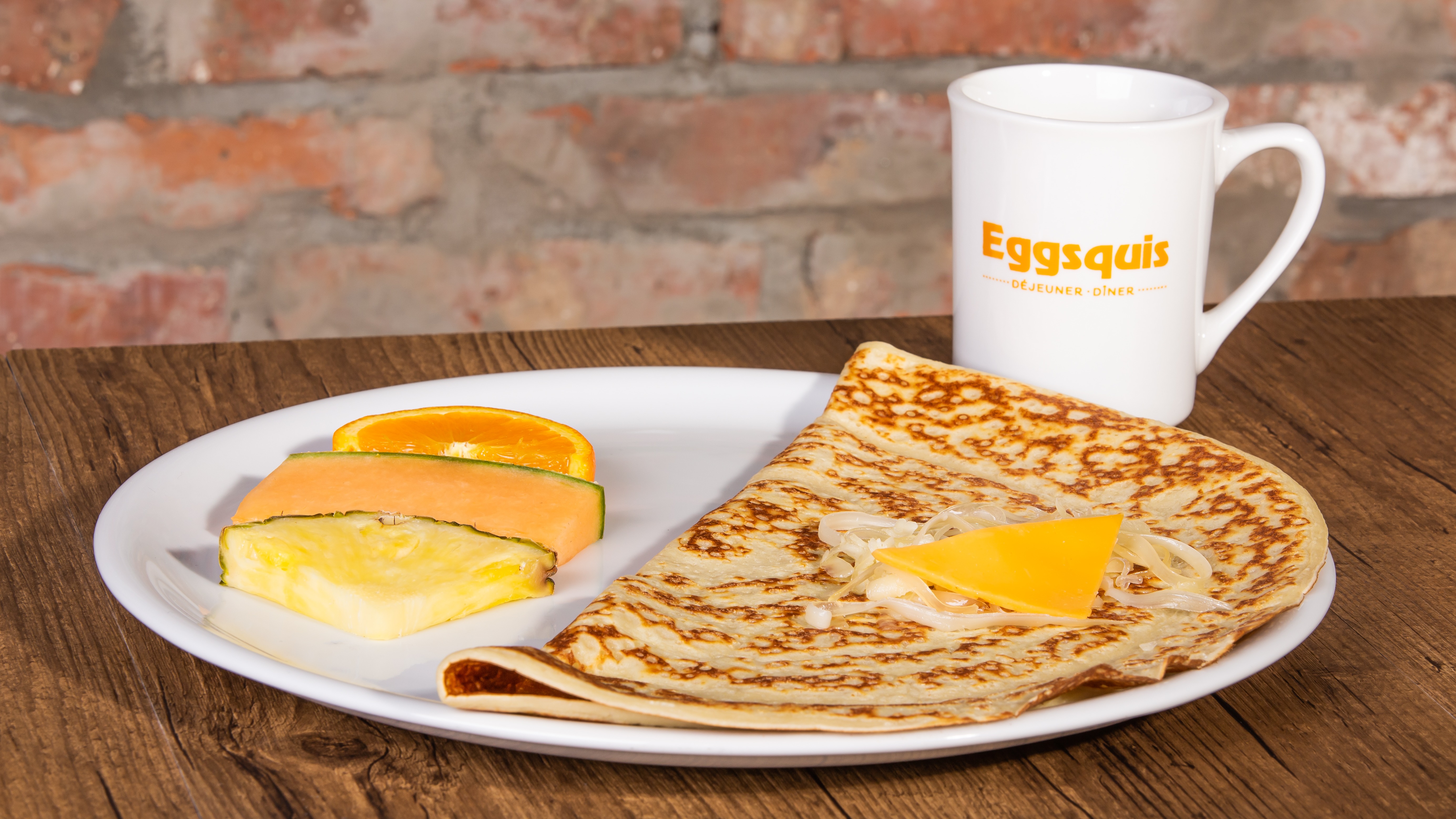 Crepe aux trois fromages / Three Cheese crepe