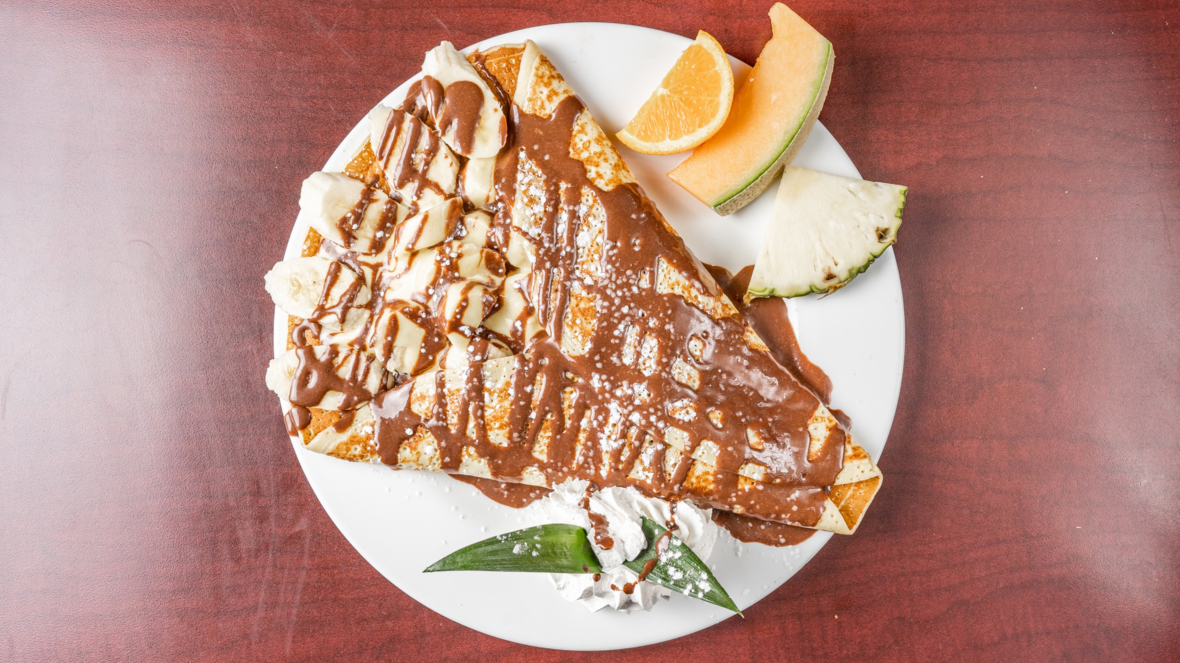 Crepe bananes and chocolat noisette/ Banana and Hazelnut Chocolate crepe