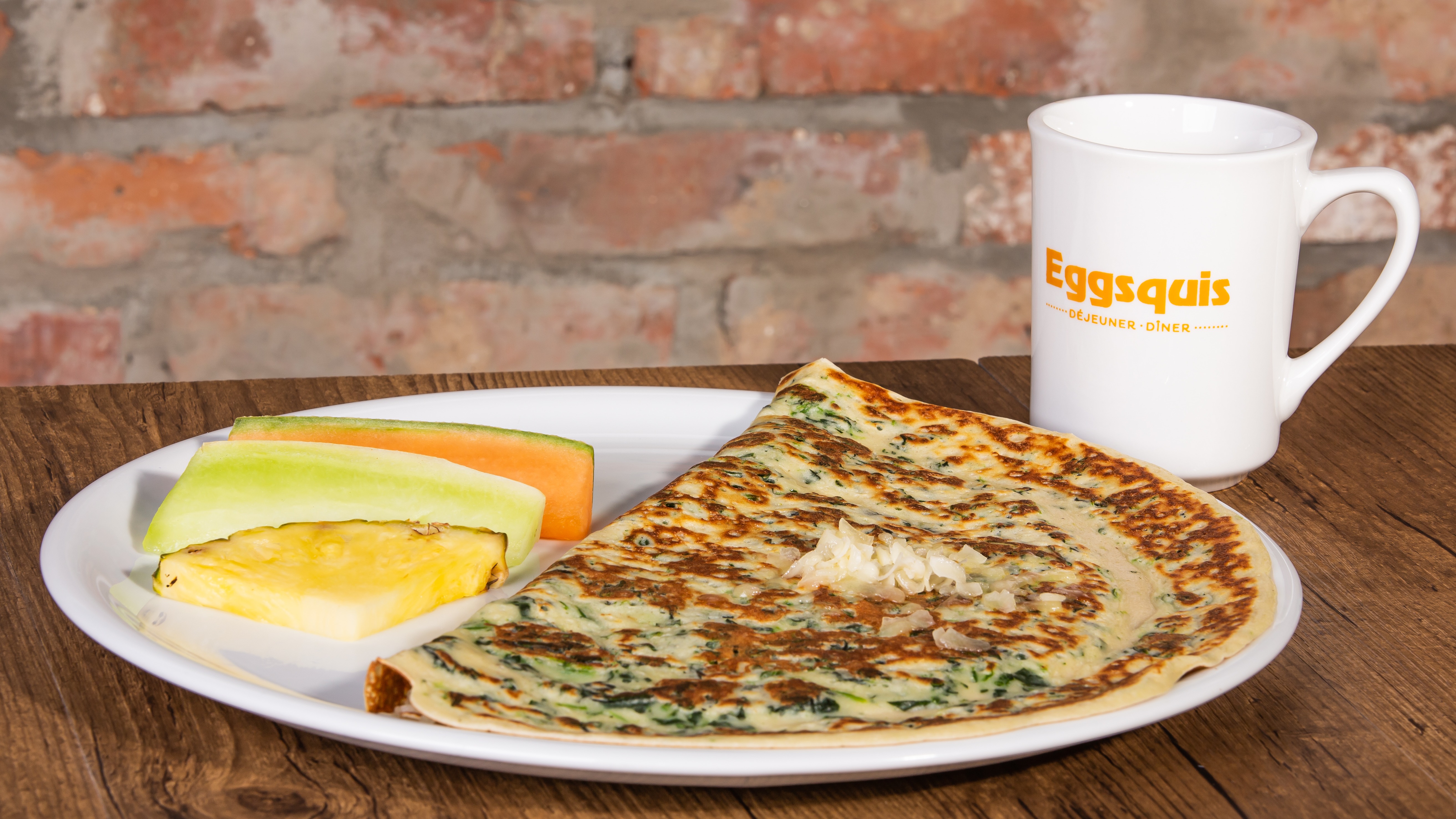 Crepe Épinards et cheddar / Spinach and Cheddar crepe