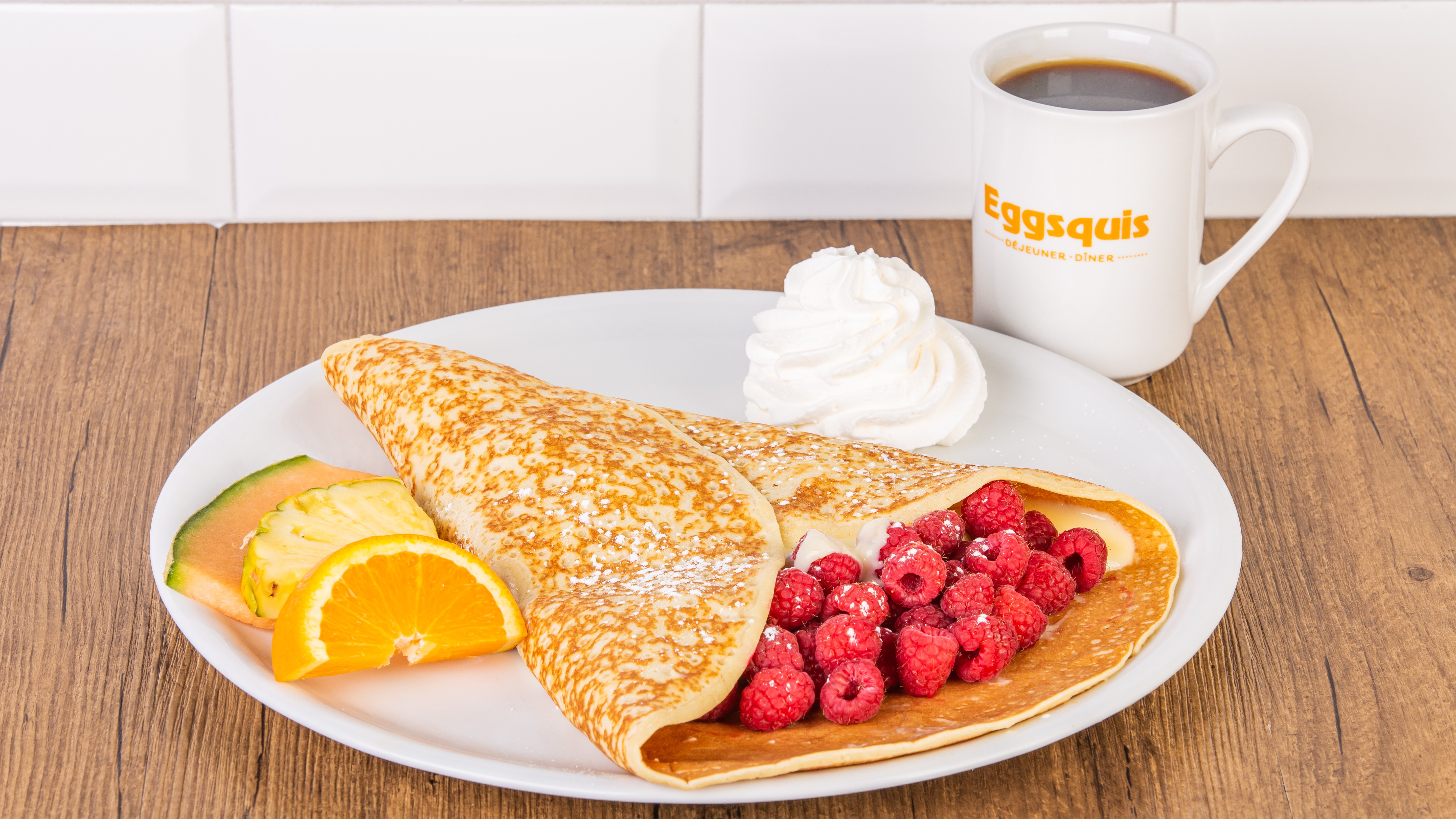 Crepe framboises / Raspberry crepe