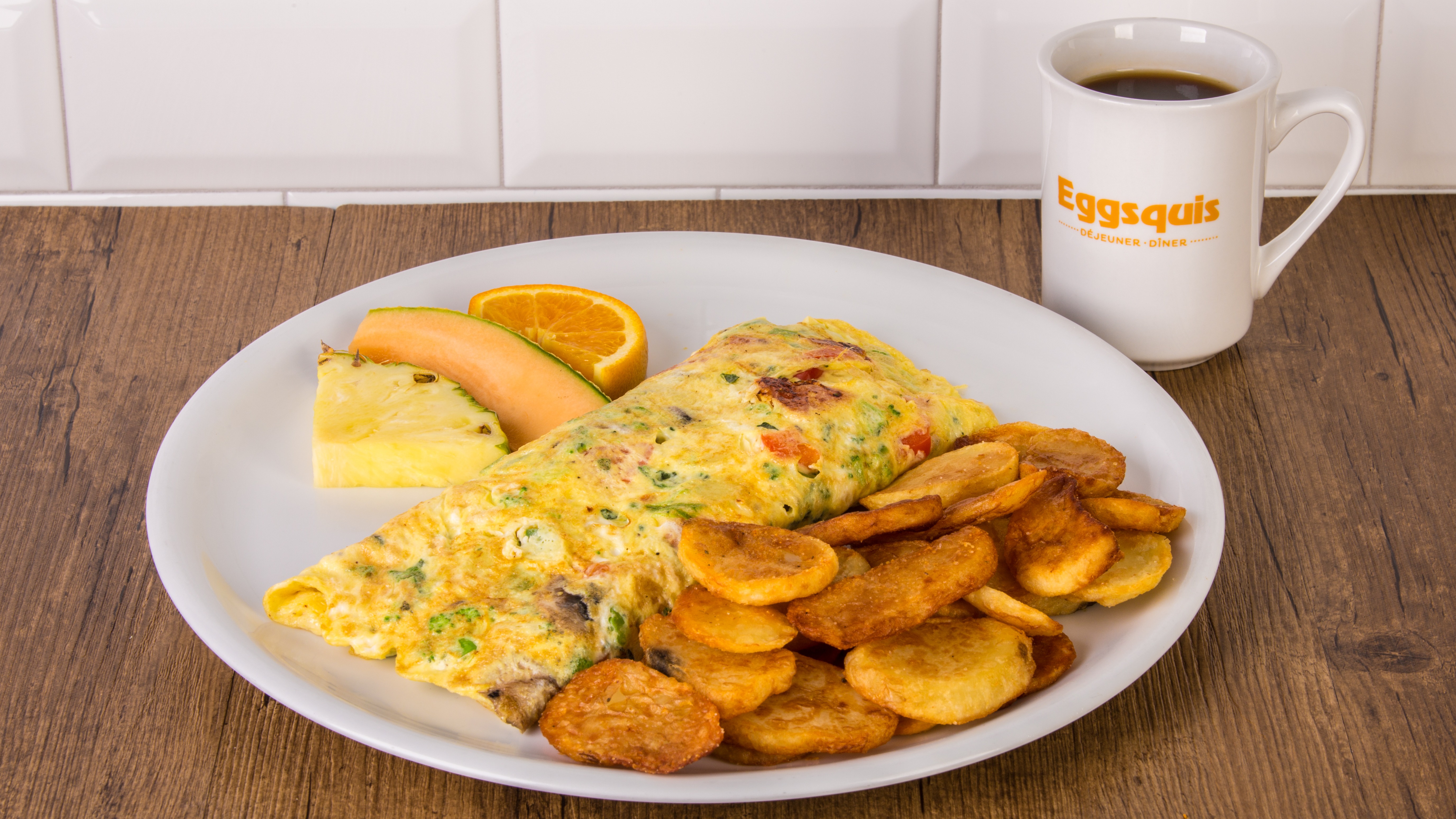Om. Végé / Vegetarian omelette