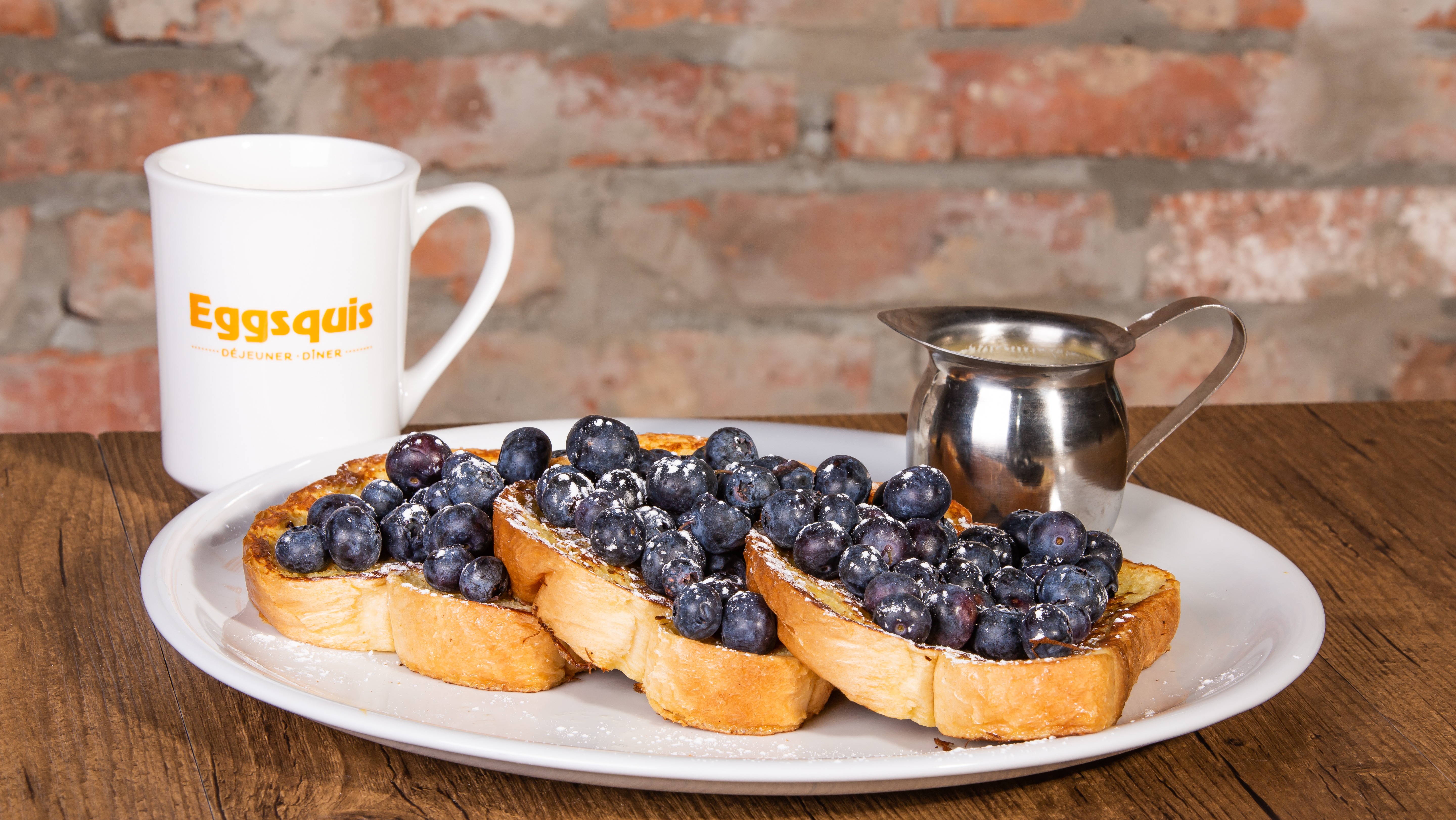 Pain doré Bleuets / French Toast with Blueberries