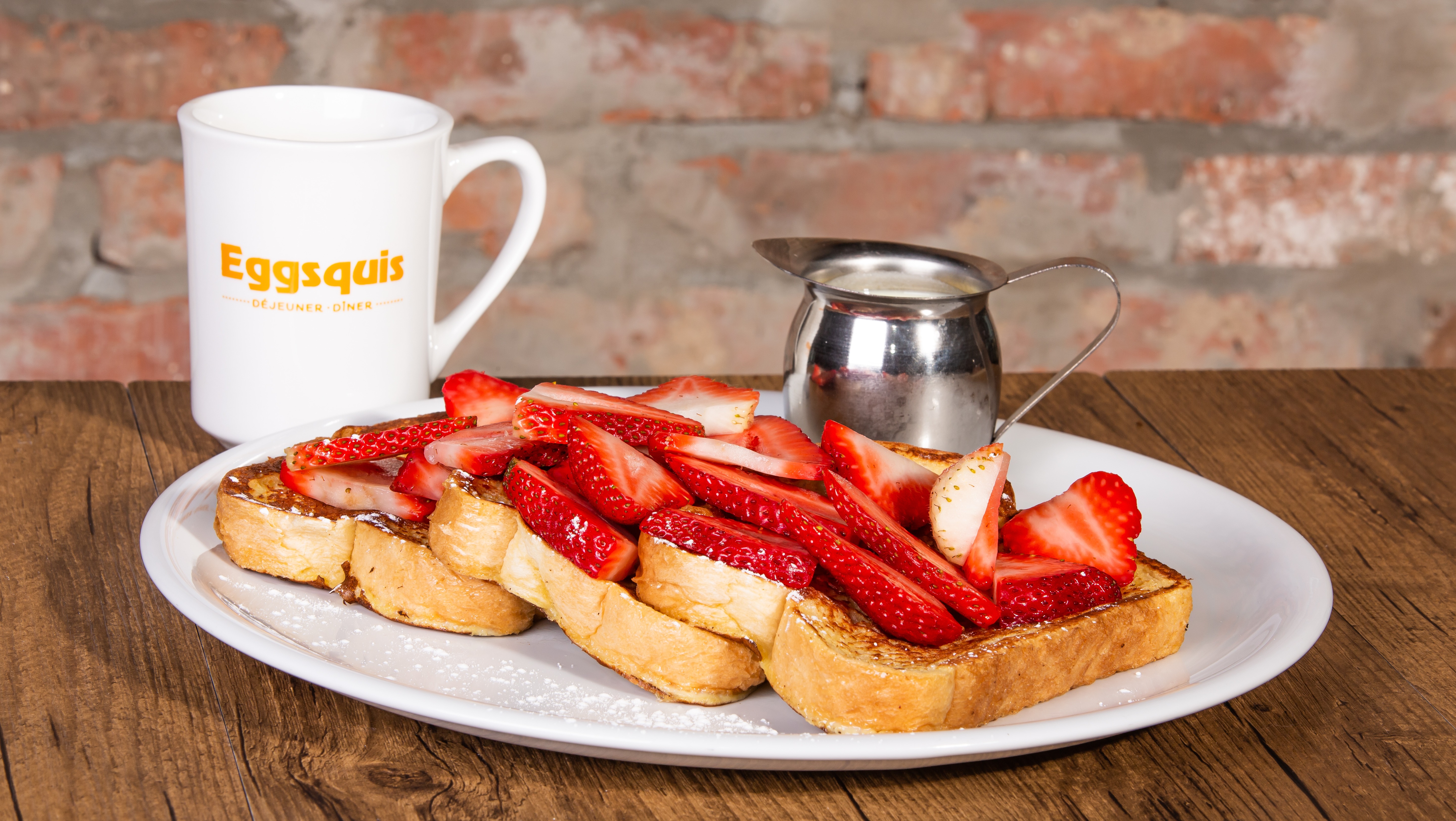 Pain doré Fraises / French Toast with Strawberries