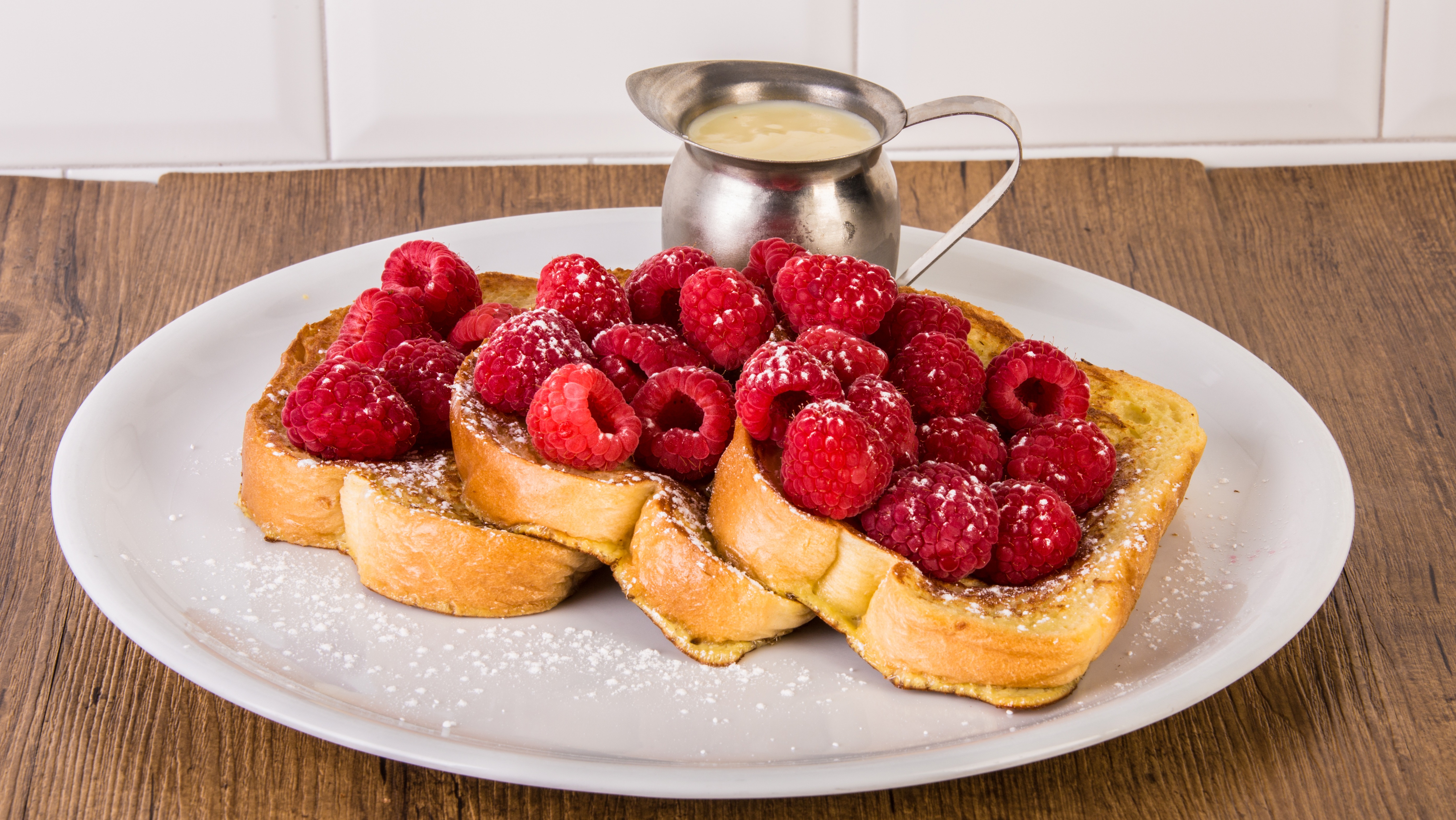 Pain doré Framboises / French toast with Raspberries