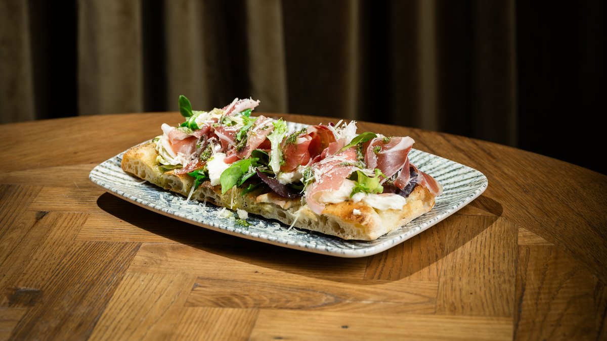 Hvitløksbrød Prosciutto