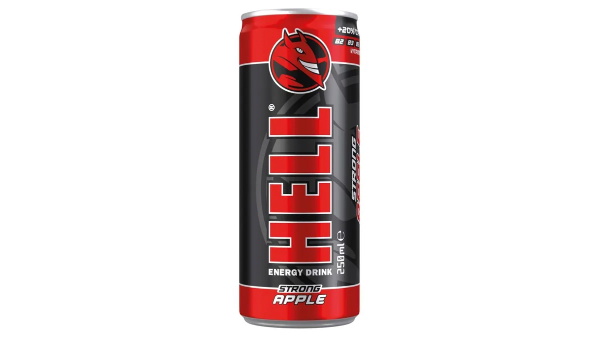 HELL Strong Apple szénsavas energiaital 0,25l