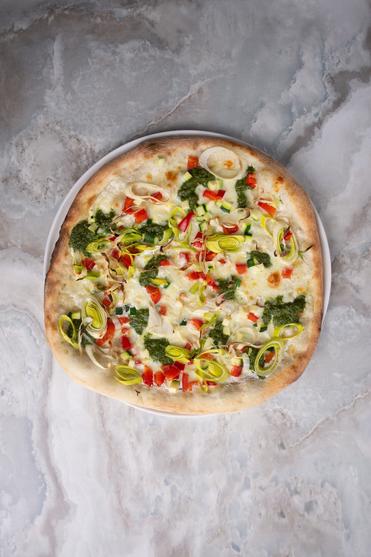 Tri-Color pizza (V)