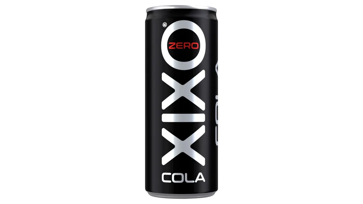 XIXO Cola Zero kóla ízű, szénsavas üdítőital édesítőszerekkel 0,25l