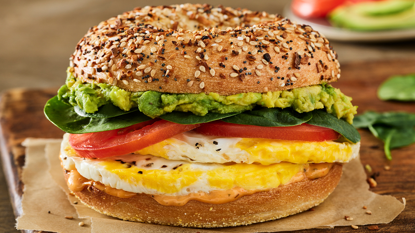Garden Avocado Egg Sandwich
