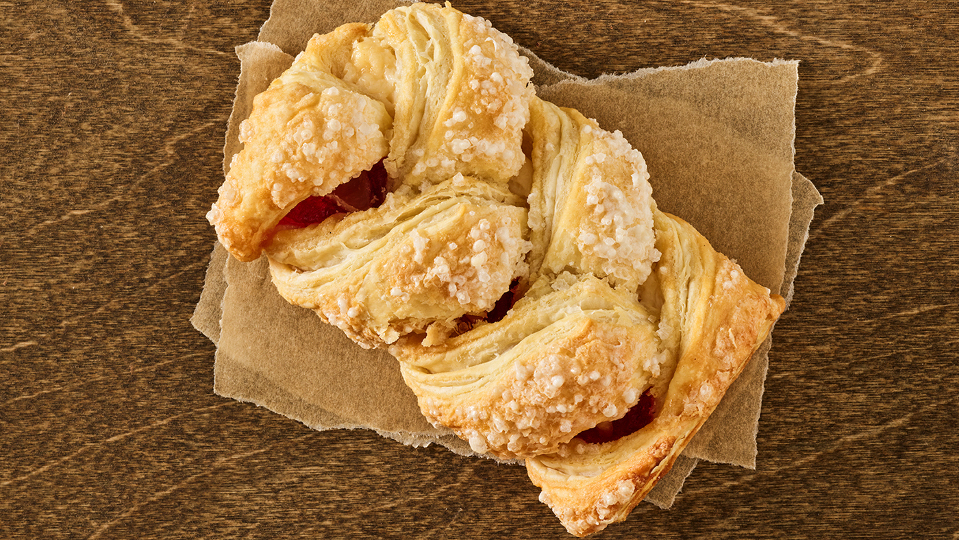 Strawberry and Cream Strudel
