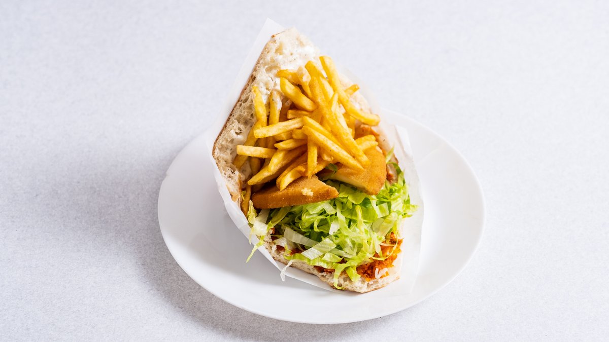 Döner kebab s hranolky