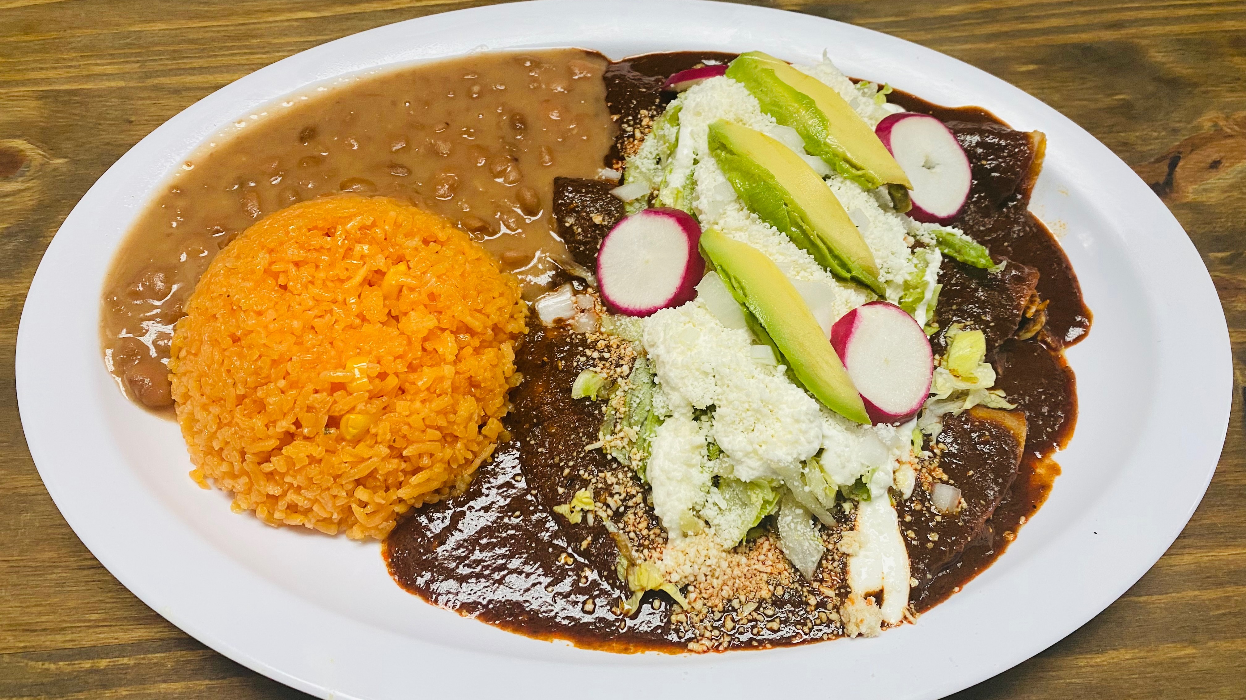 Chicken Enmoladas
