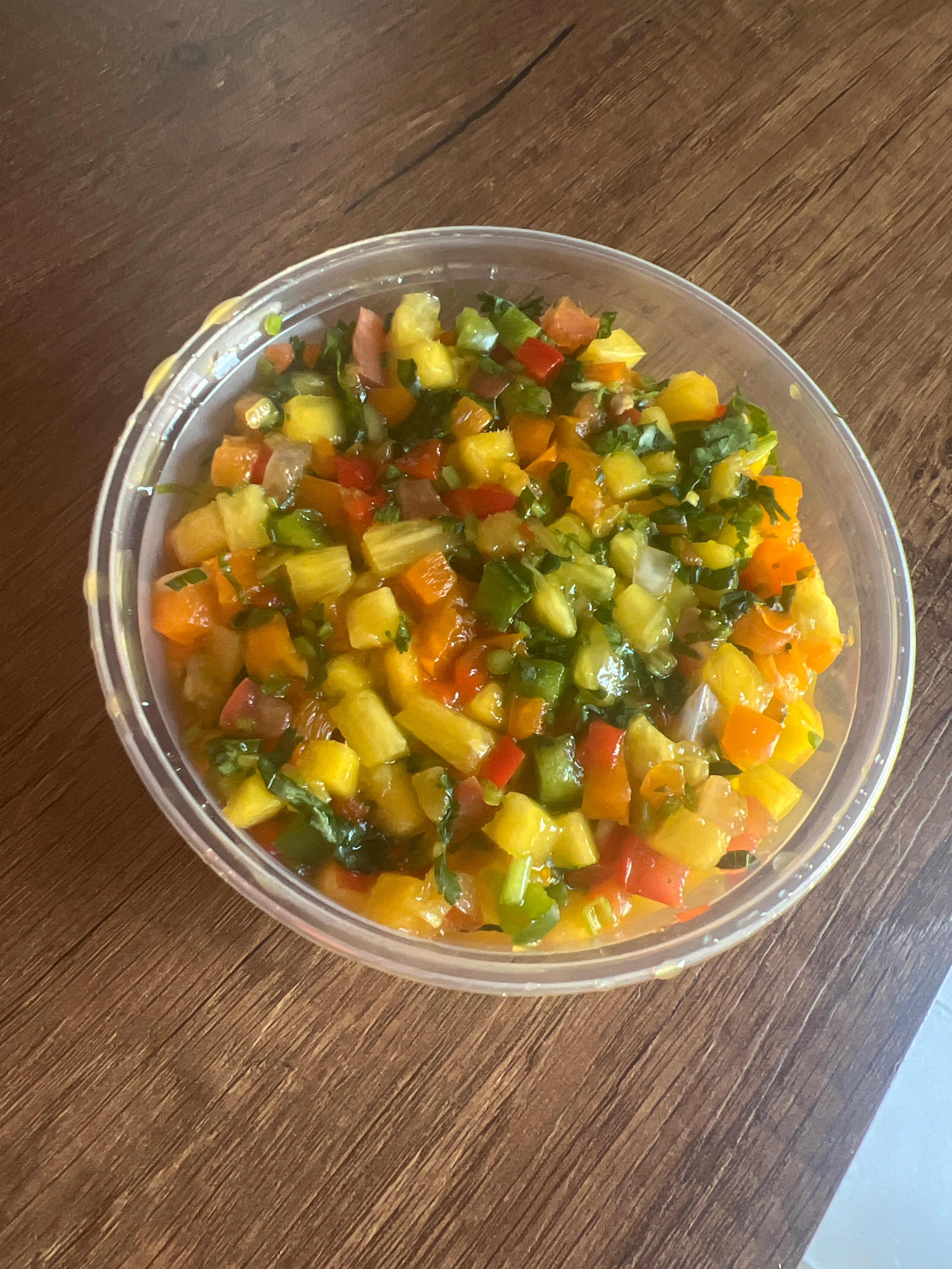 Mango Pineapple salsa