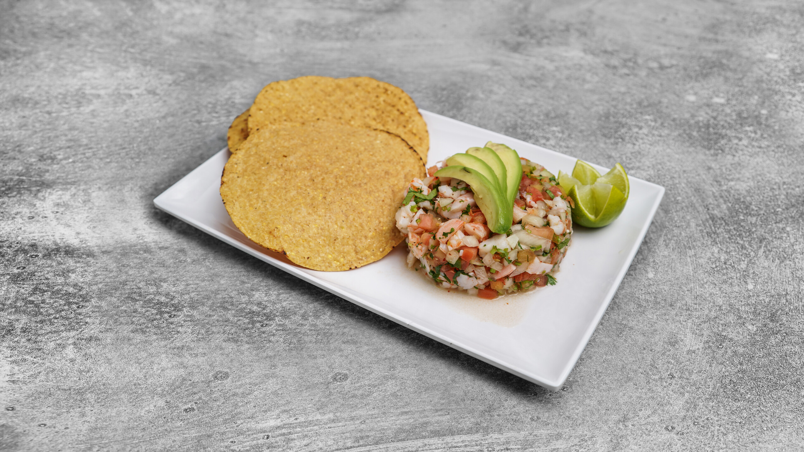 Tostada de Ceviche