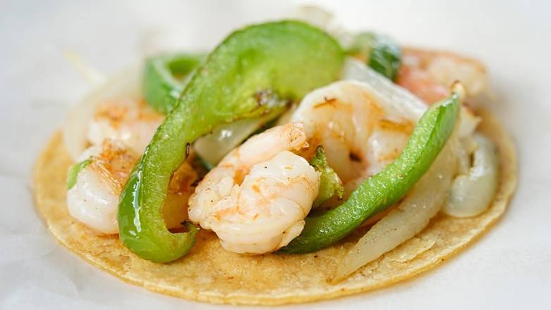 Shrimp Fajita Taco