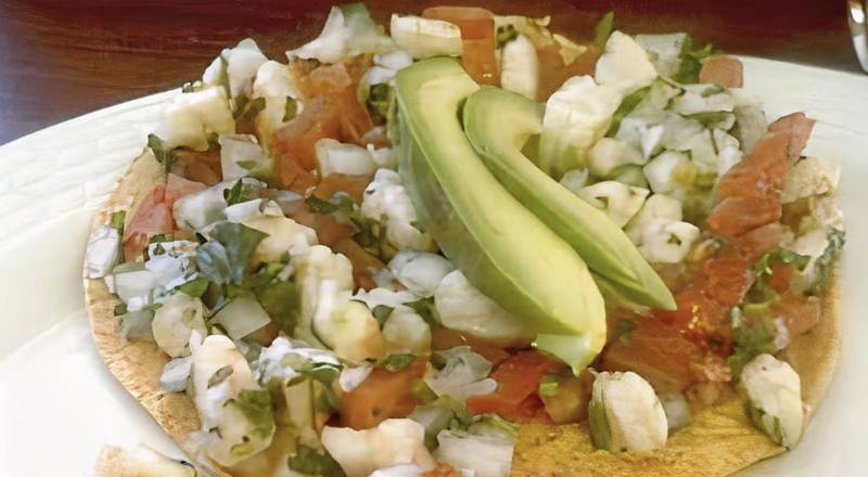 Ceviche Tostada (Fish)