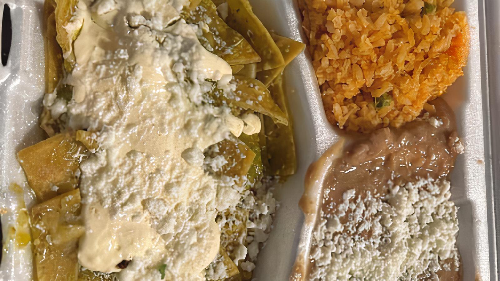 Chilaquiles verdes o rojos