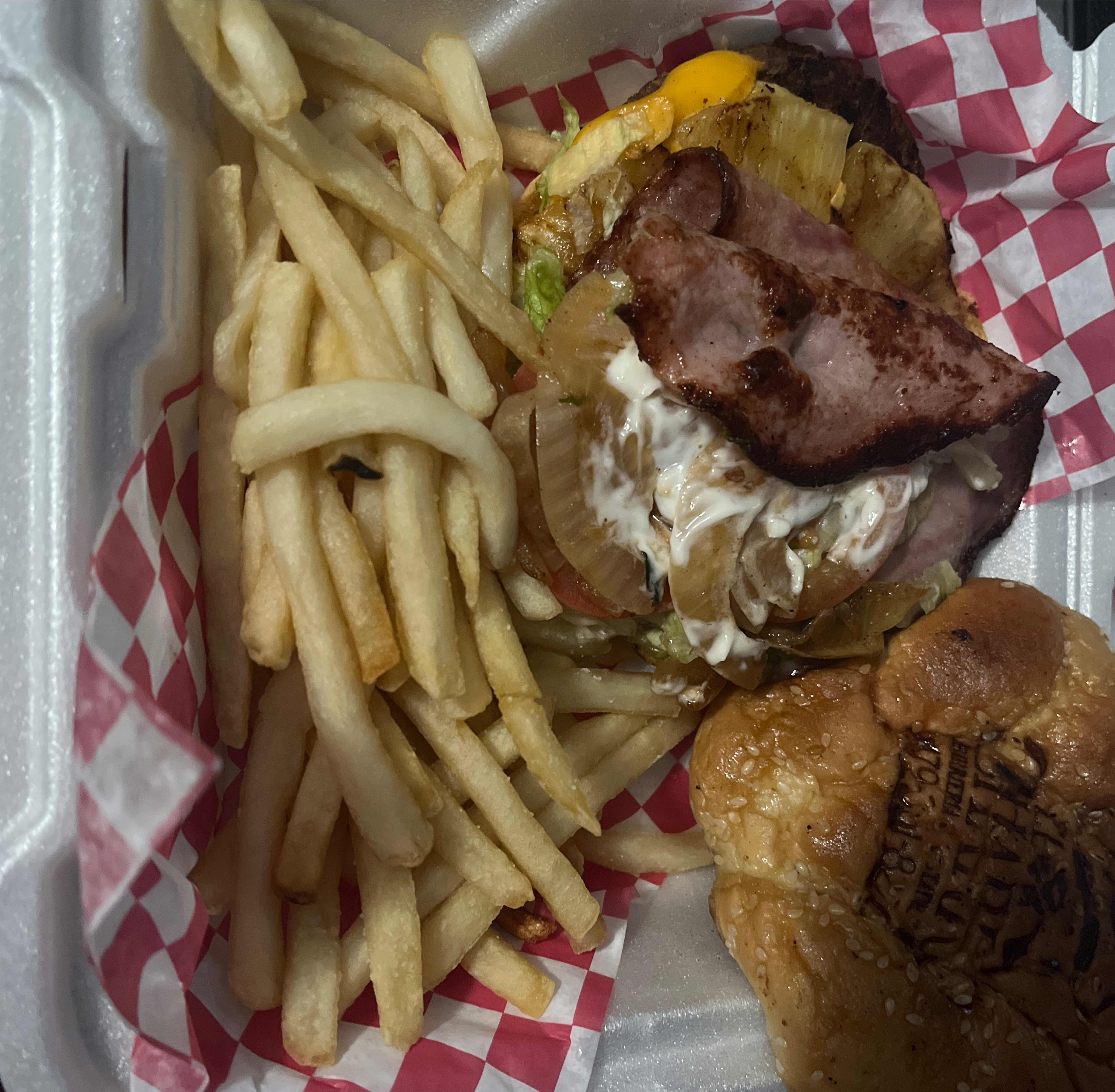 hamburguesa hawaiana