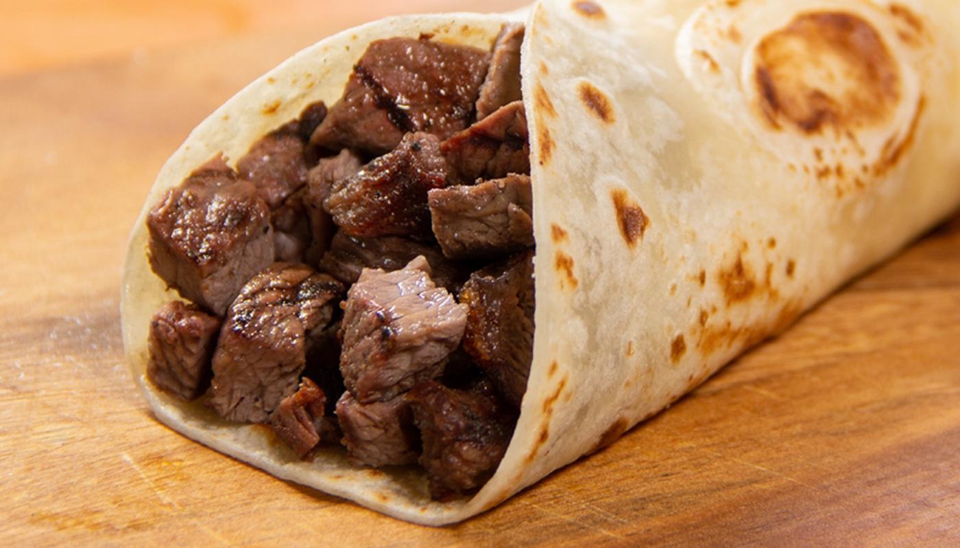 tacos w/ flour tortilla