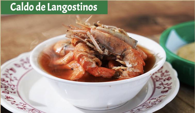 Caldo de Langostinos