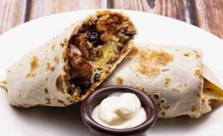 Burrito Desayuno con Tocineta