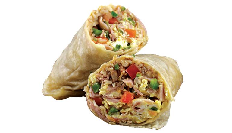 Ham and Egg Burito (Burrito de Huevos Revueltos con Jamón)