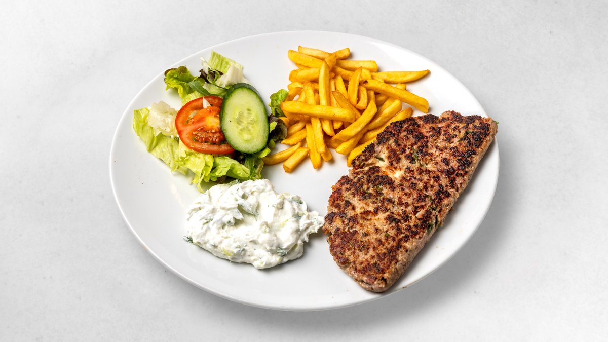 Hackfleisch-Laibchen vom Grill
