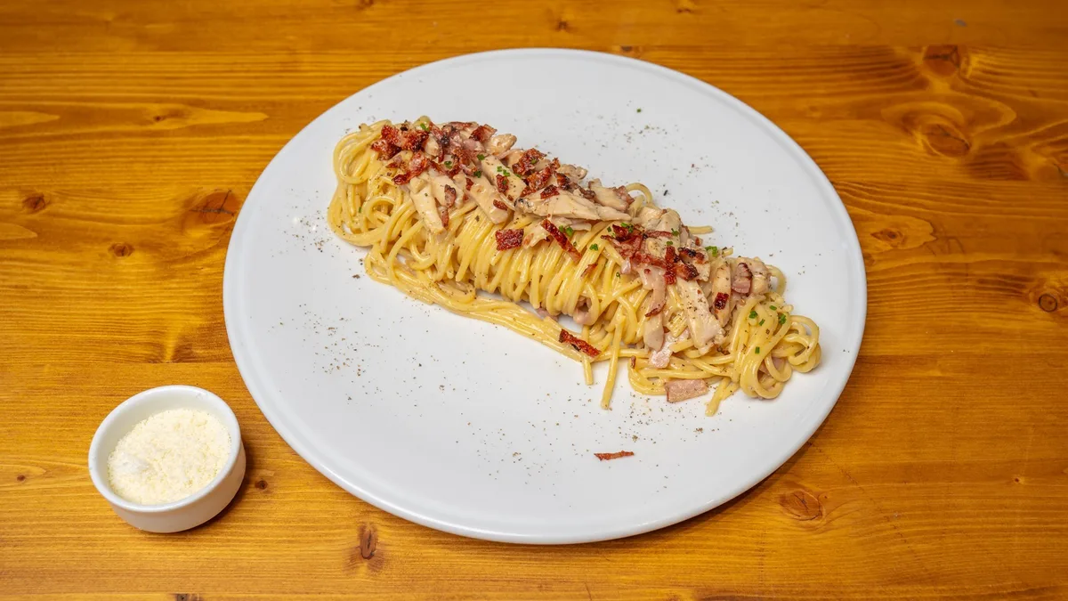 Μακαρονάδα Pollo Bacon